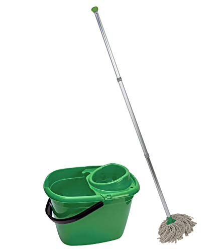 string-mops Abbey Professional Mop and Bucket Kit with Two mop