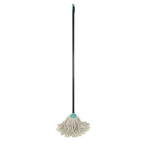 string-mops JVL Pure Cotton Traditional String Floor Mop, Turq