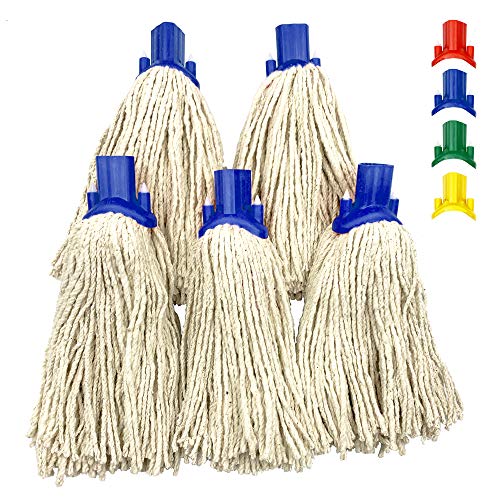 string-mops Mop Heads Replacement, Colour Coded Self Threading
