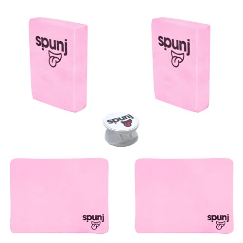 super-absorbent-cloths 4pk spunj The Ultra Thirsty Sponge & Cloth Bundle