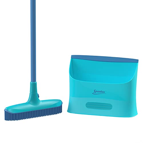 swivel-sweepers Spontex Catch and Clean Indoor Rubber Broom and Du