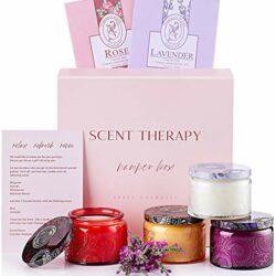 the-best-aromatherapy-candle-gift-sets Candles Gifts for Women, Christmas Gifts for Her, Birthday Gifts for Mum, Thank You Gifts, 30th, 70th, 60th, Valentines Gifts, Presents for Best Friend, Anniversary, Retirement, Pamper (Candle Set)