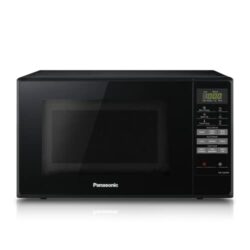 the-best-black-microwaves Panasonic NN-E28JBMBPQ Compact Solo Microwave Oven with Turntable, 800 W, 20 Litres, Black, One Size