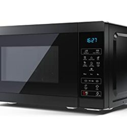 the-best-black-microwaves SHARP YC-MS02U-B 800W Solo Digital Touch Microwave Oven with 20 L Capacity, 11 Power Levels & 8 Cooking Programmes – Black
