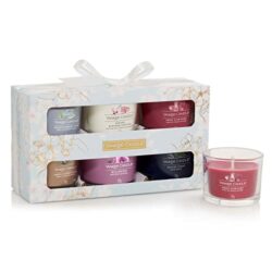 the-best-candle-gift-sets Yankee Candle Gift Set | 6 Scented Filled Votive Candles | Sakura Blossom Festival Collection | Great for Gifting