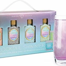 the-best-cocktail-gift-sets Thoughtfully Cocktails, Gin and Prosecco Cocktail Shimmer Gift Set, Includes 4 Flavoured Cocktail Shimmers to Make Your Drinks Sparkle (Contains NO Alcohol)