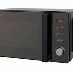 the-best-digital-microwaves Russell Hobbs RHM2076B 20 Litre 800 W Black Digital Solo Microwave with 5 Power Levels, Automatic Defrost, 8 Auto Cook Menus, Clock & Timer, Easy Clean
