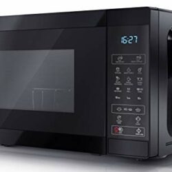 the-best-digital-microwaves SHARP YC-MG02U-B 800W Digital Touch Control Microwave with 20 L Capacity, 1000W Grill & Defrost Function – Black