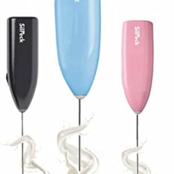 the-best-frother-whisk Handheld Milk Frother Coffee and Cappuccino Mixer, Automatic Milk Foam Maker, Electric Milk Frother Egg & Milkshake Whisk (Blue)