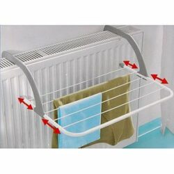the-best-radiator-clothes-airers Gagitech 2788990 Radiator Airer With 5 Adjustable Arm For Drying Cloth, Max Temp 70c