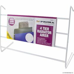 the-best-radiator-clothes-airers New 4 Tier Radiator Airer Dry Clothes Drying Rack Hang Lightweight Towel Laundry