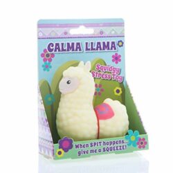 the-best-secret-santa-gifts Boxer Gifts Calma Llama Fun Stress Toy | Office Animal Lovers | Helps with Anxiety | Birthday, Christmas Secret Santa Stocking Filler Gift, Multicoloured