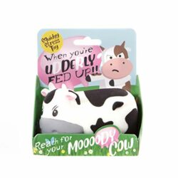 the-best-secret-santa-gifts Boxer Gifts Moody Cow Stress Relief Toy | Helps with Anxiety | Novelty Desk Accessory | Funny Birthday Christmas Secret Santa Stocking Filler Gift for Her,