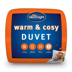 the-best-single-bed-duvets Silentnight Warm and Cosy 15 Tog Duvet - Thick Warm Cosy Soft Winter Duvet Quilt Hypoallergenic - Single Bed