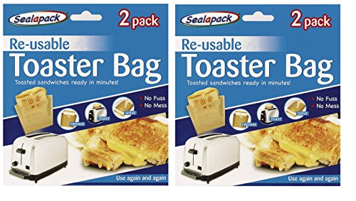 toaster-pockets Sealapack Reusable Toastie Sandwich Toast Bags Poc