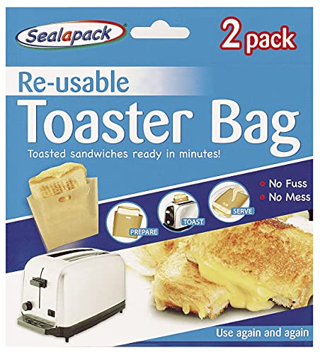 toaster-pockets Sealapack SAP010-24 Toaster Bag, Plastic, Silver