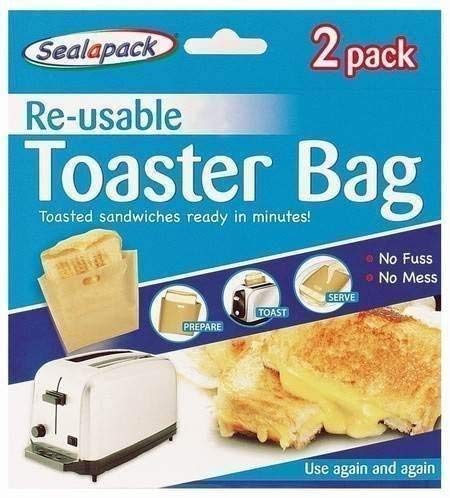 toaster-pockets St@llion Reusable Toaster Bags Toastie Sandwich To