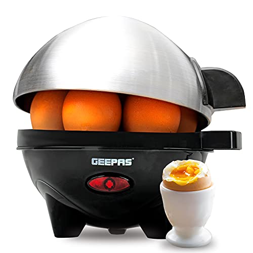 toasters-with-egg-poacher Geepas 3-in-1 Egg Boiler Poacher, 350W | Electric