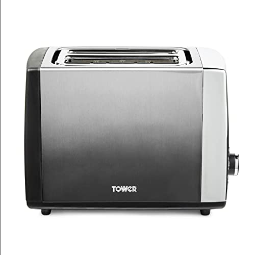 tower-toasters Tower T20038GRP Infinity Ombré 2 Slice Toaster, 9