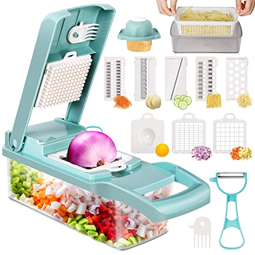 vegetable-slicers-and-choppers KMASHI 14 in 1 Vegetable Chopper, Multifunctional