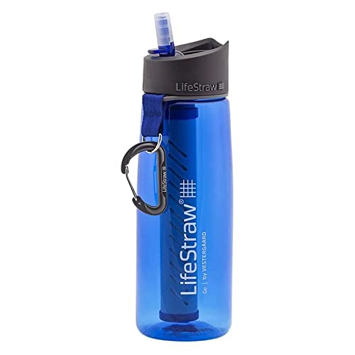 water-purifier-bottles LifeStraw Go 2-Stage Water Filter Bottle, Blue