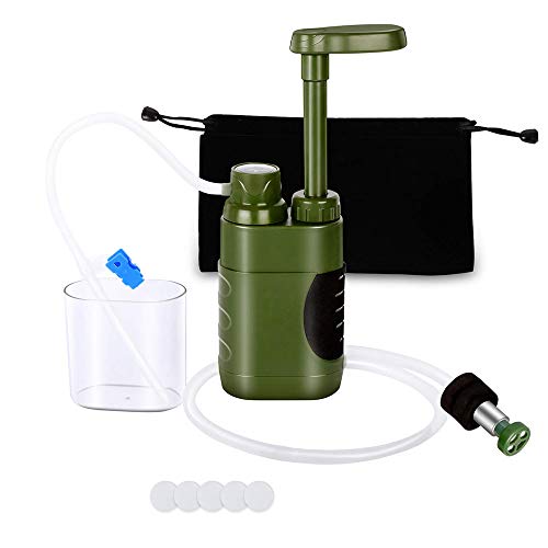 water-purifier-straws Lixada Water Filter Straw Water Filtration System