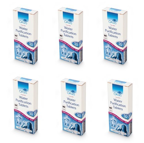 water-purifier-tablets 6 Packs X OASIS WATER PURIFICATION TABLETS (300 to
