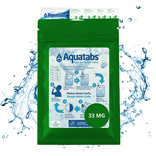 water-purifier-tablets BLUE AHEAD Aquatabs NaDCC 33 MG x 80 water purific