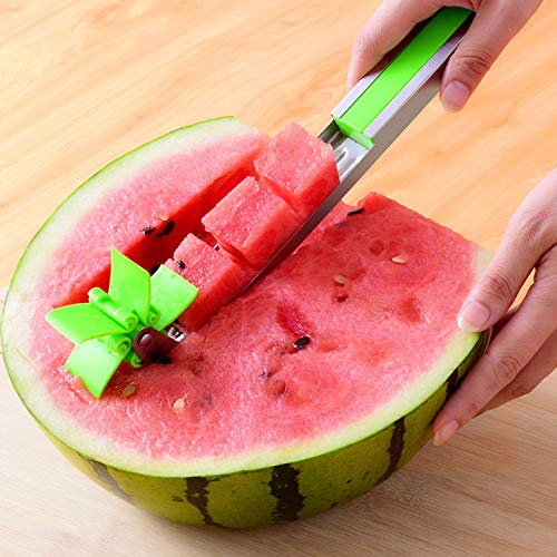 watermelon-slicers Watermelon slicer cutter Windmill Auto Stainless S