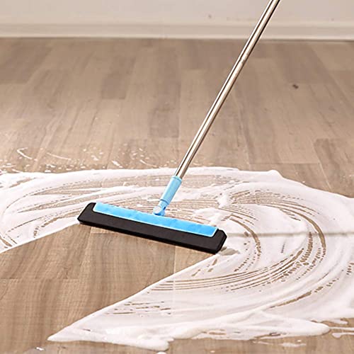wet-room-floor-squeegees Floor Squeegee Mop with 3-section Long Handle Quic