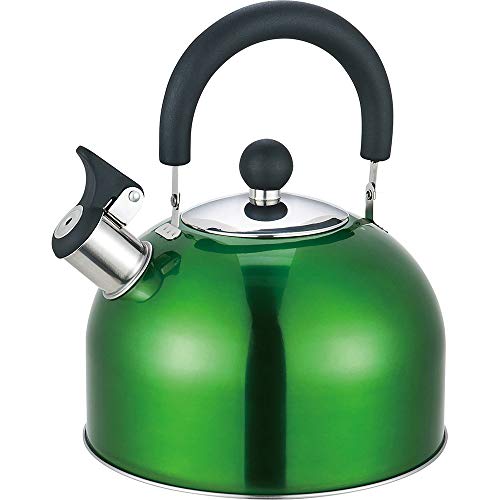 whistling-kettles 2.5 Litre Stainless Steel Portable Whistling Kettl
