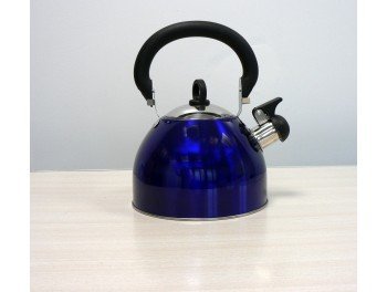 whistling-kettles Prima 2.5Ltr S/S Whistling Kettle Metalic Blue