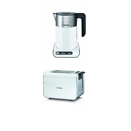 white-kettle-and-toaster-sets Bosch TWK8631GB Styline Collection Kettle, 1.5 L a