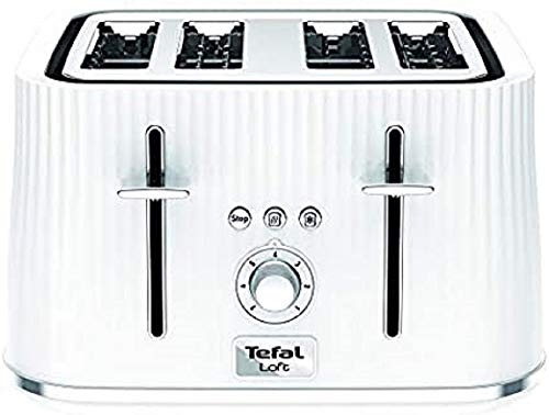 white-toasters Tefal Loft TT760140 4-Slot Toaster/White Slice, Pl