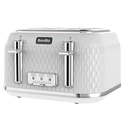 wide-slot-toasters Breville Curve 4-Slice Toaster with High Lift and