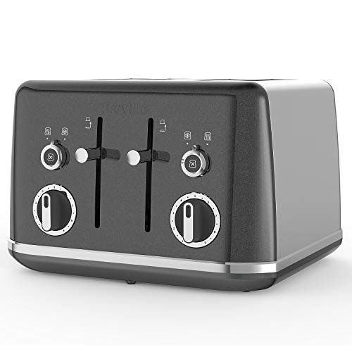 wide-slot-toasters Breville Lustra 4-Slice Toaster with High Lift, Wi