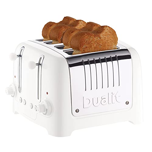 wide-slot-toasters Dualit 4 Slice Lite Toaster | 1.1kW Toasts 120 Sli