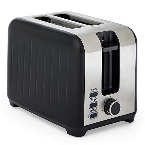 wide-slot-toasters VonShef 2 Slice Toaster - Powerful 930W Toaster Hi