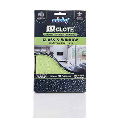 window-cloths Minky M Microfibre Cleaning Cloth for Glass and Wi