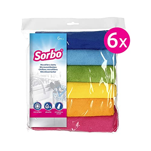 window-cloths Sorbo Microfibre Cleaning Cloths - Extra Large Mul