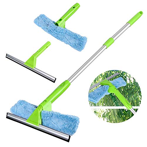 window-squeegees Window Squeegee Cleaner, 2 in 1 Squeegee with Exte