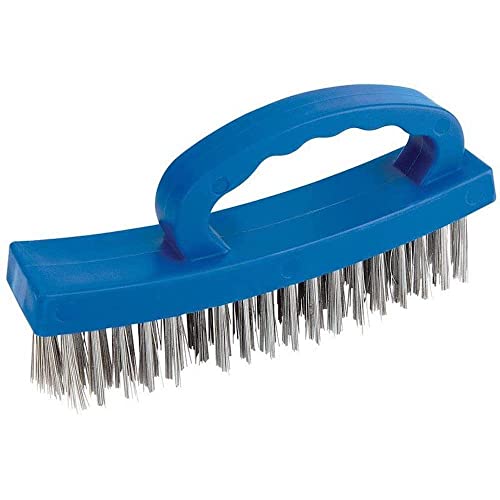 wire-brushes Draper 31077 D-Handle Wire Brush, 160mm, Blue