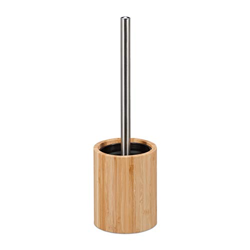wooden-toilet-brushes Relaxdays Silicone, Antibacterial, Toilet Intercha