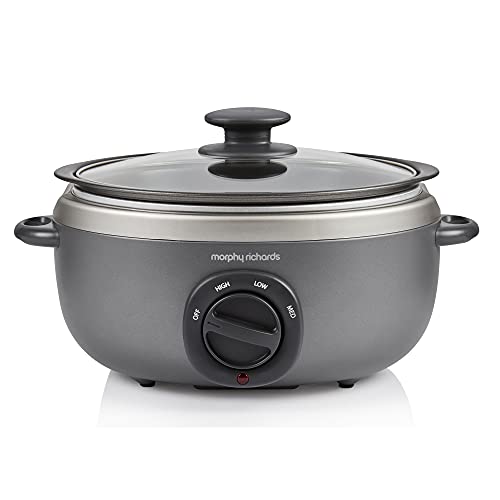 3-5l-slow-cookers Morphy Richards 460022 Sear and Stew 3.5 Litre Ova