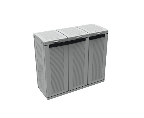 3-compartment-bins Terry, Ecocab 3, Cabinet for Selective Waste Colle