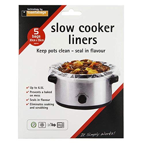 6-5l-slow-cookers 30 x 55cm Slow Cooker Liners PK 5 Hold Up to 6.5 L