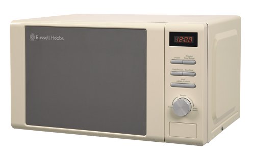 800w-microwaves Russell Hobbs RHM2064C 20 Litre 800 W Cream Digita