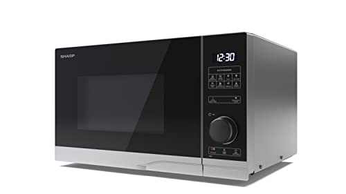 900w-microwaves SHARP YC-PS254AU-S 25 Litre 900 W Black/Silver Mic