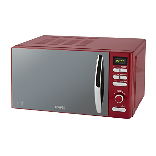 900w-microwaves Tower T24019R Infinity Digital Solo Microwave with