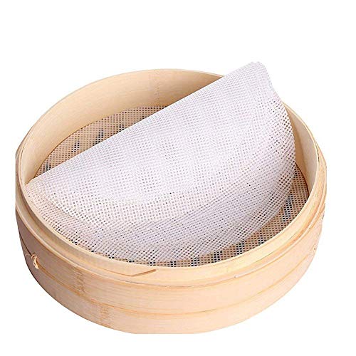bamboo-steamers Inchant Pack of 5 Dim Sum Steamer Mesh Round Silic